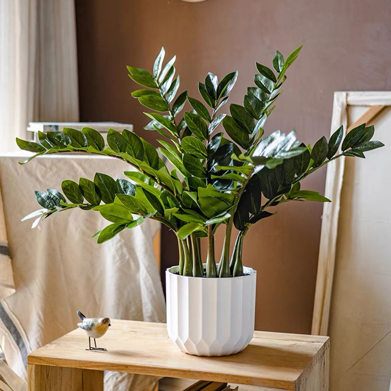 Fiddle Leaf Fig - 25in Tropical Large Artificial Ficus Plants
