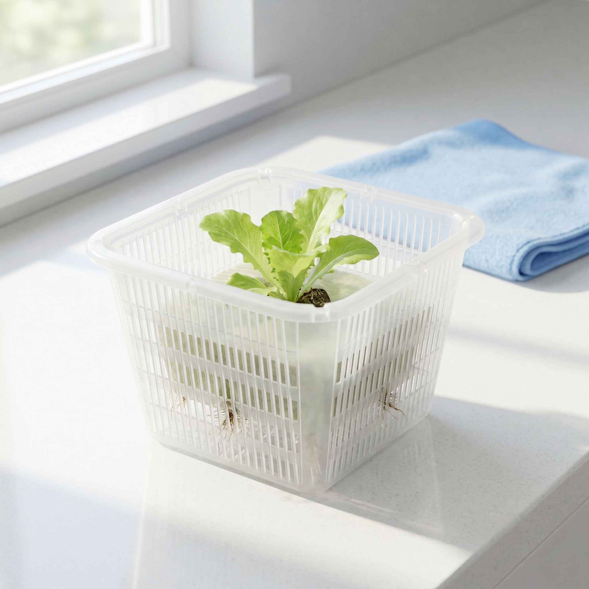 6Pcs Square Mesh Hydroponic Pl - đánh giá và giá Plant Pot