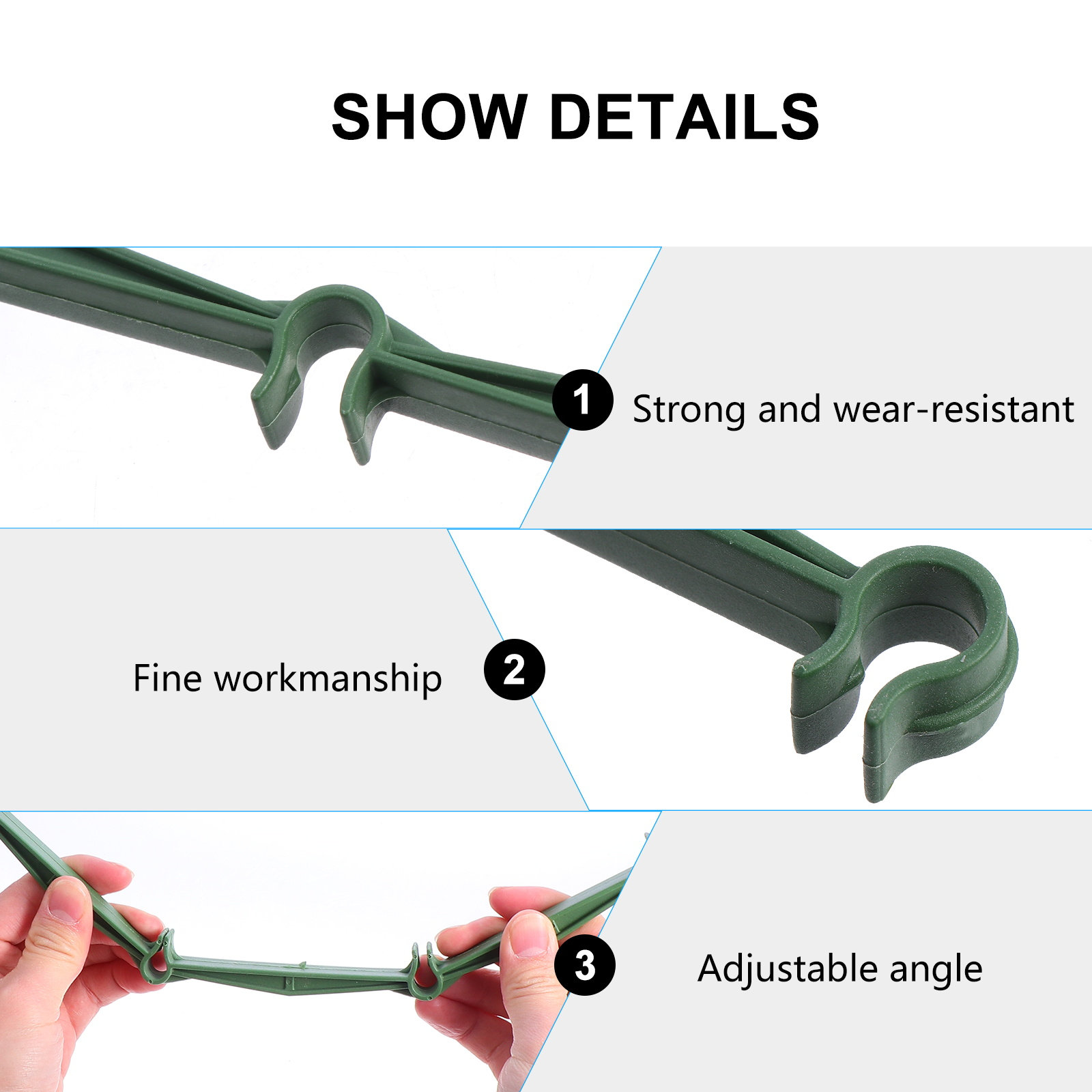 25Pcs Garden Support Stakes He - đánh giá và giá Plant Support Stake