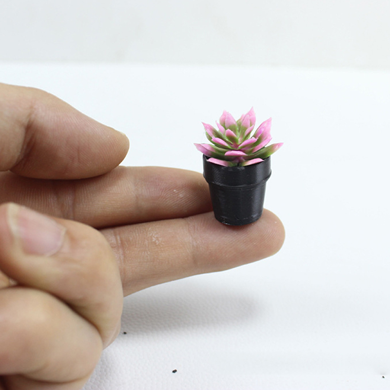 8Pcs Miniature Plastic Potted  - đánh giá và giá Succulent Set