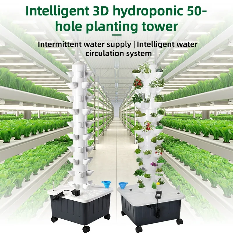 Hydroponic Planting Tower Inte - đánh giá và giá Indoor Plants