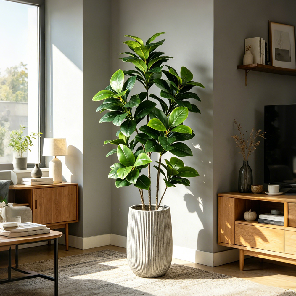 74-140cm Large Artificial Bany - đánh giá và giá Fiddle Leaf Fig